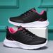 Women's Shoes New Autumn And Winter Women's Leather Shoes Outdoor Sports Casual Shoes Large Size Sports Shoes All Match Student Running Shoes_vogvips.com