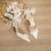 Women's Shoes Classic Style Elegant Pearl Bow High Heels For Women - Pointed Toe Wedding Shoes, Bridal Party Pumps In White_vogvips.com