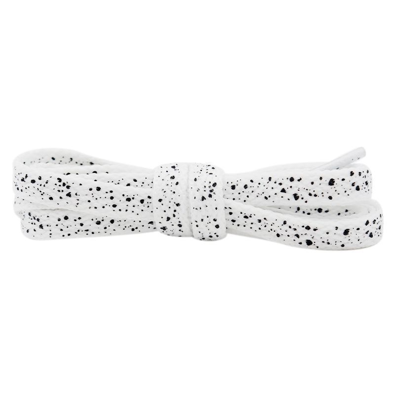 Shoelaces Kurokin Flat Printed Splash Shoelaces Sneakers Shoe Accessories 8mm Source Manufacturer Wholesale All Match Shoelace Rope_vogvips.com