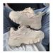 2023 New Trendy Thick-Soled White Sneakers Versatile Sports Height-Increasing Single Slimming Dad Shoes For Women Ins_vogvips.com