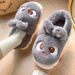 Cotton Slippers For Women, Autumn And Winter, Big Eared Bunny, New Indoor Home Anti Slip Bag With Added Velvet Fur Slippers For Men, Winter_vogvips.com