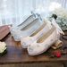 Arched Upturned Toe Hanfu Beaded Lace Up Embroidered Cloth Shoes, Women's Interior Height Increasing, Paired With_vogvips.com