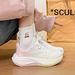 Women's Sports New Spring And Summer Models, Breathable, Soft-soled, Lightweight, Casual Running Shoes, Thick-soled_vogvips.com