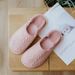 Office Home Wool Cotton Slippers Before And After Pregnancy Feet Breathable Confinement Shoes_vogvips.com
