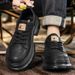 European Warm Series Camel Dynamic Autumn Winter Genuine Thick Sole Work Big Head British Style Leather Men's Low-top Height-increasing_vogvips.com
