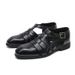 Men's Shoes Hot Selling Leather Sandals Retro Sandals Men's Summer Casual Shoes Outer Wear Buckle Hollow Leather Shoes Men_vogvips.com