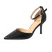 Elegant Pointed Toe High Heels For Women - Ultra Soft Synthetic Leather With Ankle Strap - Comfortable Stiletto Pumps For Office, Party & Daily Wear_vogvips.com