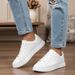 Men S Casual Sneakers Lightweight Non Slip Waterproof White Flat Women Sports Comfortable Shoes_vogvips.com