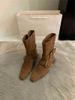 Boots 25 Women's New Autumn And Winter Retro Square-toed Women's Chunk-heeled Wide-leg Boots_vogvips.com