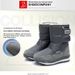 Kids & Adults Winter Snow Boots With Faux Fur Lining, Waterproof & Slip-Resistant, Thermal Insulated For Cold Weather, Round Toe, Casual Style_vogvips.com
