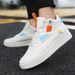 Men Shoes Sneakers Canvas Mesh Easy To Clean Shock Absorption Breathable Footgear_vogvips.com