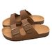 Lulangsen Women's Summer Sandals Square Buckle Casual Comfortable Non Slip Straps Versatile Style_vogvips.com