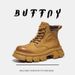 Casual Style Personalized Men's Shoes Comfortable Boots Thick-soled Heightening Martin Boots_vogvips.com
