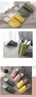 Leather Cotton Slippers For Women To Keep Warm At Home In Winter, And PU Slippers For Male Couples_vogvips.com