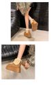 Thick-soled Fashionable Snow Boots For Women 2025 Winter New Style Fleece Cotton Shoes And Boots_vogvips.com