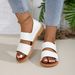 Large Size Summer New Fairy Style Flat Bottomed Soft Soled With A Back Bag And Roman Beach Sandals For Women_vogvips.com