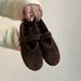 Korean-style Versatile Flat Comfortable Plush Mary Jane Shoes For Women With Velcro Strap, Shallow Round Toe, Simple_vogvips.com