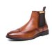 New Fashion Chelsea Boots Men's Brown Retro High-top Men's Boots European And American Fashion Boots British Gentleman Leather Boots_vogvips.com