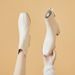 Short Boots Women, Square Toe, Chunky Heel, 2024 New Autumn And Winter Mid-Heel, French Style, White Slim Boots,_vogvips.com