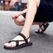 A Pair Of Summer Versatile Breathable Sandals, Non-Slip, Wear-Resistant, Sports Leisure Beach Shoes, Men's Driving And_vogvips.com