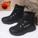 High-end Winter Outdoor Fleece Cotton Shoes For Couples_vogvips.com