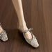 Chuyuji 2026 Spring/Summer New Style Women's Summer Outdoor Wear Thick Heel Half-Slipper Mules With Square Toe And Open_vogvips.com