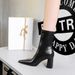 Women's Shoes Fashion Simple Sexy Nightclub Slim Thick Heel High Heel Pointed Winter Slim Boots Women's Short Boots_vogvips.com