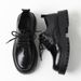 Men's Leather Summer Casual British Style Height Increasing Derby Shoes High-End Thick Sole Wedding Black Martin Boots_vogvips.com