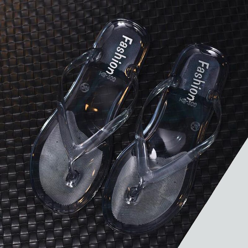 New Transparent Women's Flip Flops_vogvips.com