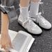 Ballet-style Training Sneakers Women, 2026 Spring New Chic Niche Korean Version, Flat Breathable Casual White Shoes For_vogvips.com