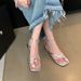 Women's Sandals Casual Summer Open Light Comfortable Flats Foot Fighter Outdoor Pinch Toe Beach Sandals_vogvips.com
