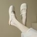 French Style Closed-Toe Half Slippers For Women, Outdoor Wear, 2025 Summer New Flat Sandals, Slip-On Mules_vogvips.com