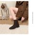 Korean Version Suede Short Chelsea Boots Women's Velvet Martin Ankle Boots Skinny Short Boots_vogvips.com