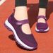 Children's Single 2025 Spring New Middle Aged And Elderly Mom Velcro Soft Soled Breathable Casual Women's Shoes_vogvips.com
