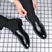 Men's Pointed-Toe Slip-On Dress Shoes – British-Inspired Casual & Business Loafers With Hidden Wedge Heel (Sizes 37-45, 2 Colors)_vogvips.com