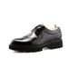 Euro Step Formal British Style Lace-up 2025 Spring And Autumn Brogue Floral Men's Casual Leather Shoes_vogvips.com