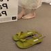 STRIDEO Fairy French Cream White Open-toed Sandals Women's Flat 2026 New Summer Evening Wind Soft-soled Holiday Roman Shoes_vogvips.com