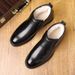 Men's leather winter cotton shoes Men's wool warm business shoes High top real leather shoes with velvet_vogvips.com