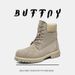Martin Boots Men's Thick-soled Heightening Desert Boots Commuting Retro Casual Tooling Locomotive Rhubarb Boots_vogvips.com