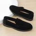Genuine Leather Casual Luxury Brand Breathable Slip On Black Driving Shoes Moccasins Plus Size 39-45 Soft Men Loafers_vogvips.com