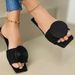 European And American Style Fashion Large Size Round Buckle Flat Bottom Leisure Beach Sandals For Women Foreign Trade Mosquito Coils Women's Shoes_vogvips.com