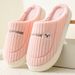 Winter Indoor Home Cotton W, Thick Sole, Warm, Comfortable, Fleece-Lined, Non-Slip, Maternity Slippers For Men And_vogvips.com