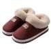 Women's Winter Indoor And Warm Thickened Fur-Lined Closed-Back Cotton Slippers Men's Outdoor Snow Boots Wholesale_vogvips.com