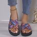 Women’s Shoes Summer New Large Size Thick Bottom Beach Sandals Women Slippers Fashion Casual Comfortable Slippers_vogvips.com