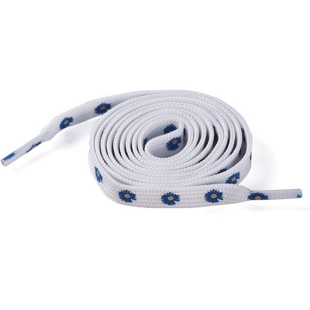 Shoe Accessories 8mm creative colorful cotton flat shoelaces suitable for canvas shoes, white shoes,high top shoes_vogvips.com