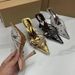 Women S Shoe High Heeled Stiletto PVC Transparent Fashionable Women Sandals And Slippers_vogvips.com