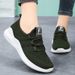 Cross-Border Plus Size Women's Casual Breathable Single Shoes Versatile Solid Color Sneakers Women_vogvips.com