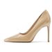 MTX Minimalist Style Shallow Mouth Slimming Thin Heel Women's Single Shoes 2025 Spring New Nude Color Pointed Toe Patent_vogvips.com
