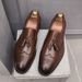 British Business Tassel Set Foot For Oversized Block Loafers, Men's Korean Casual Small Leather Shoes_vogvips.com