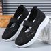 Summer New Shallow Mouth One Step Old Beijing Cloth Fashion Mom Women's Casual Single Shoes_vogvips.com